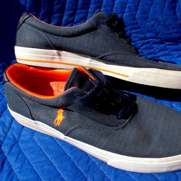 Ralph Lauren Polo Vaughn Sneakers - Size 10-1/2 - Picture 2 of 8